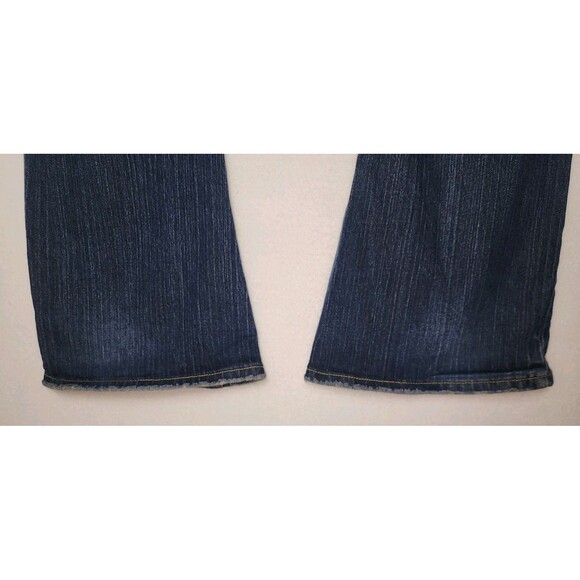 Vintage Levis 542 Low Rise Flare Jeans Y2K Flap Pockets Womens 14M - Picture 8 of 9